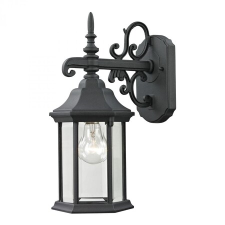 Thomas Spring Lake 1-Light Coach Lantern in Matte Textured Black - Small 8611EW/65